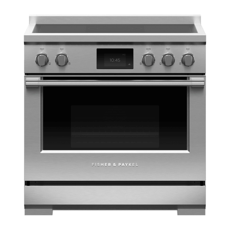 Fisher & Paykel RIV3365 Induction Range, 36", 5 Zones With Smartzone, Self-Cleaning
