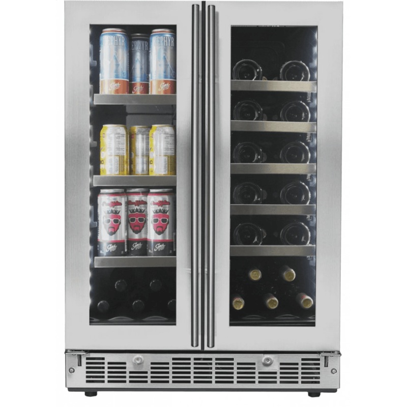 Silhouette SPRBC047D1SS Lorraine 24" French Door Beverage Center