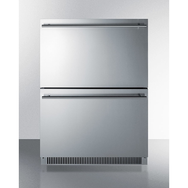 Summit ADRD24 24" Wide 2-Drawer All-Refrigerator, Ada Compliant