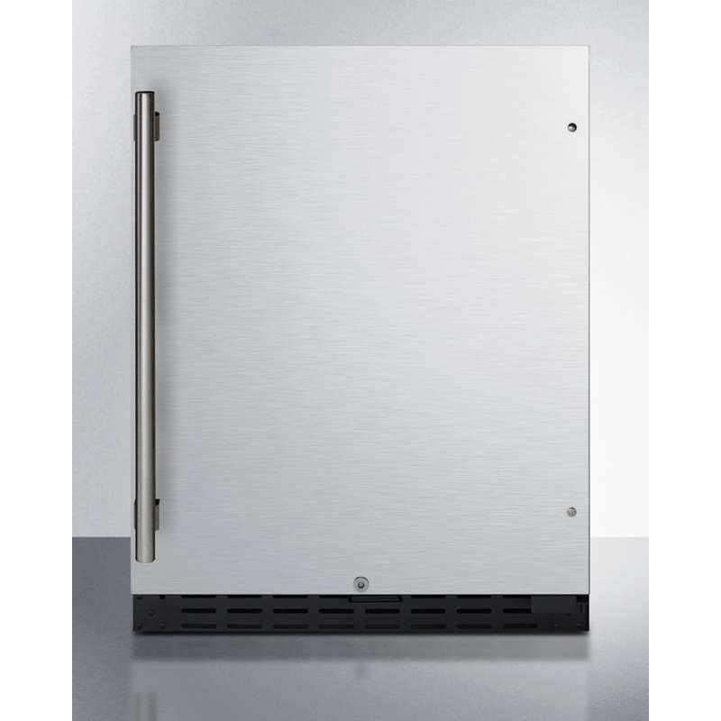 Summit AL55CSS 24" Wide Built-In All-Refrigerator, Ada Compliant