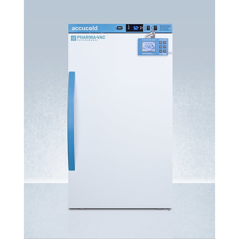 Summit ARS3PVDL2B Performance Series Pharma-Vac 3 Cu.Ft. Counter Height All-Refrigerator For Vaccine Storage With Factory-Installed Data Logger And Hospital Grade Cord With 'Green Dot' Plug