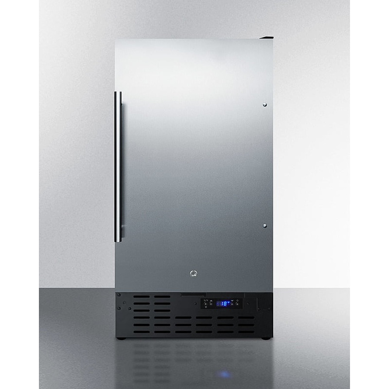 Summit BIM18SS 18" 8 Lb. Drain-Free Icemaker