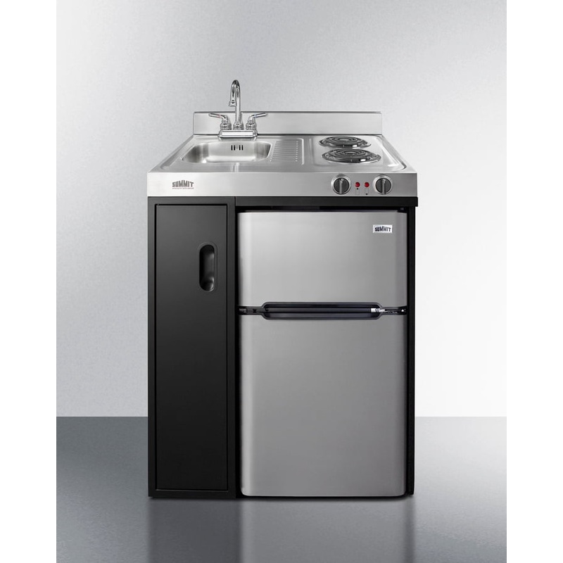 Summit C30ELBK 30" Wide All-In-One Kitchenette