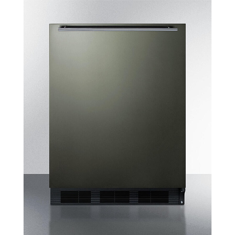 Summit CT663BKBIKSHH 24" Wide Built-In Refrigerator-Freezer