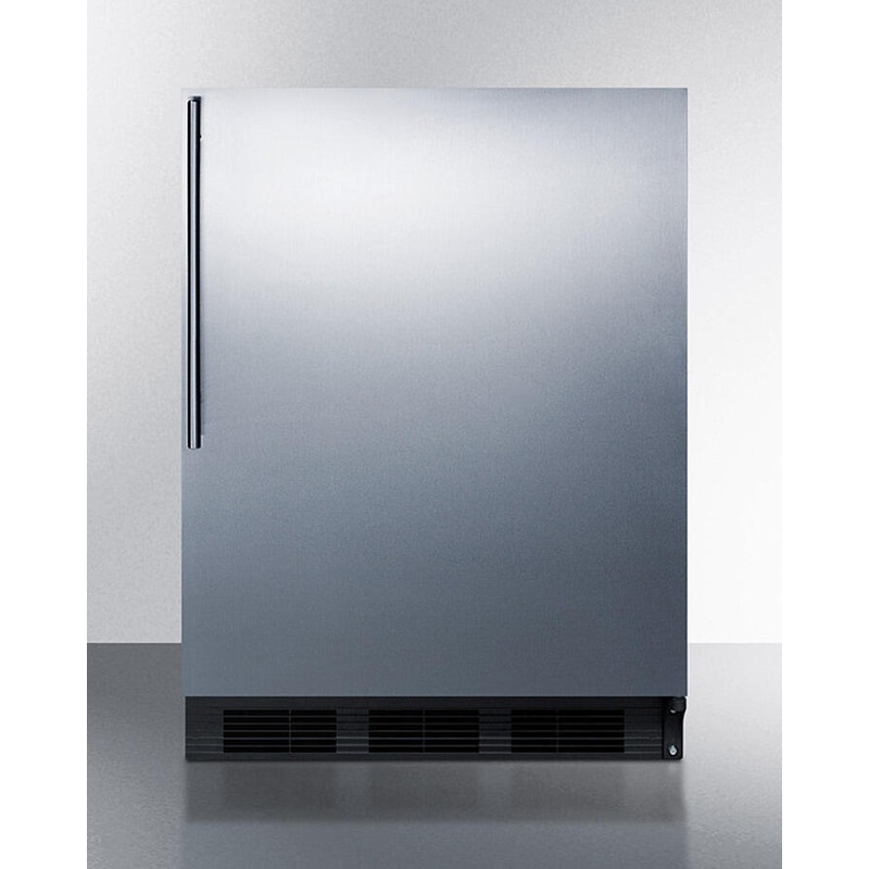 Summit CT663BKBISSHVADA 24" Wide Built-In Refrigerator-Freezer, Ada Compliant