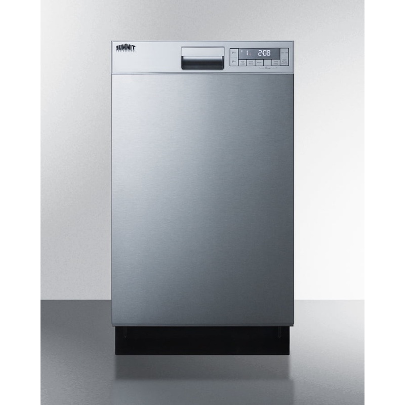 Summit DW18SS4ADA 18" Wide Built-In Dishwasher