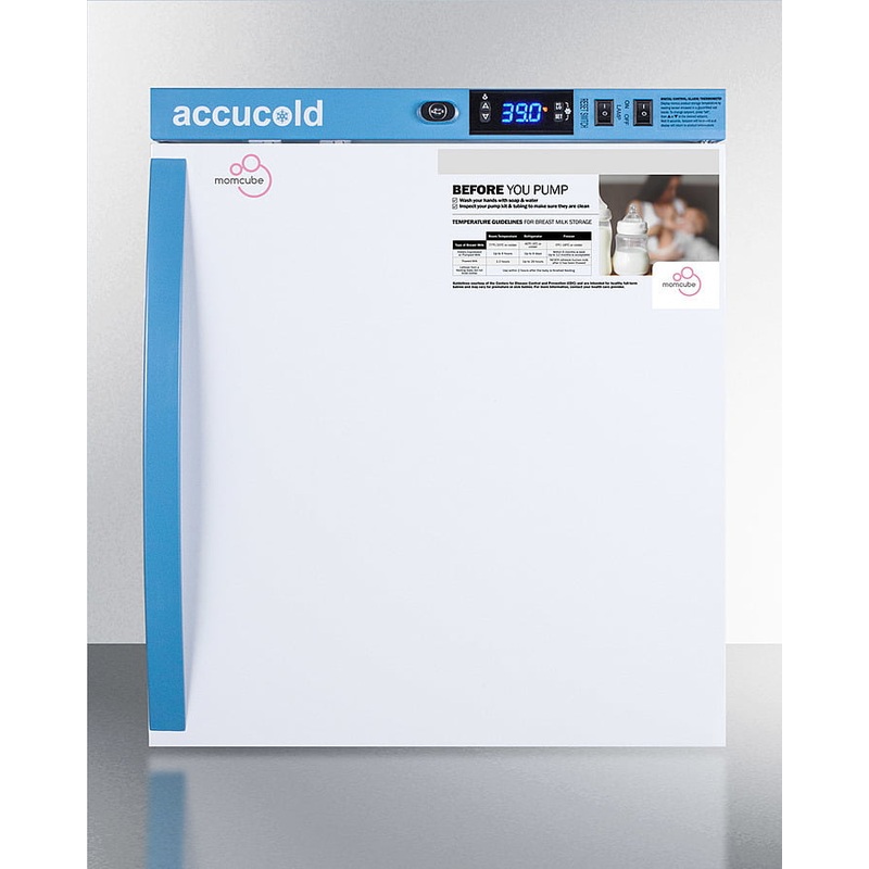 Summit MLRS1MC 1 Cu.Ft. Countertop Momcube Breast Milk Refrigerator