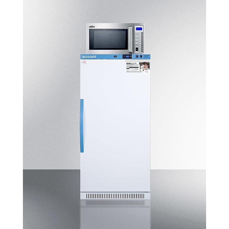 Summit MLRS8MCLKSCM1000SS 8 Cu.Ft. Momcube Breast Milk Refrigerator/Microwave Combination