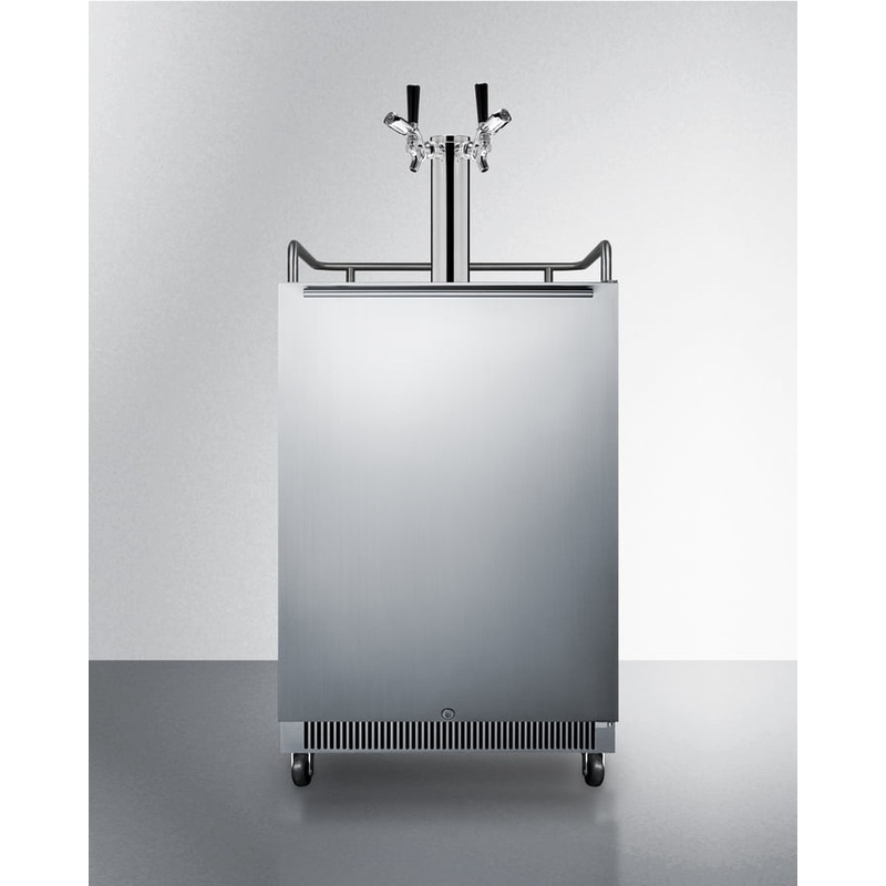 Summit SBC677BITWINTL 24" Wide Built-In Kegerator With Taplock