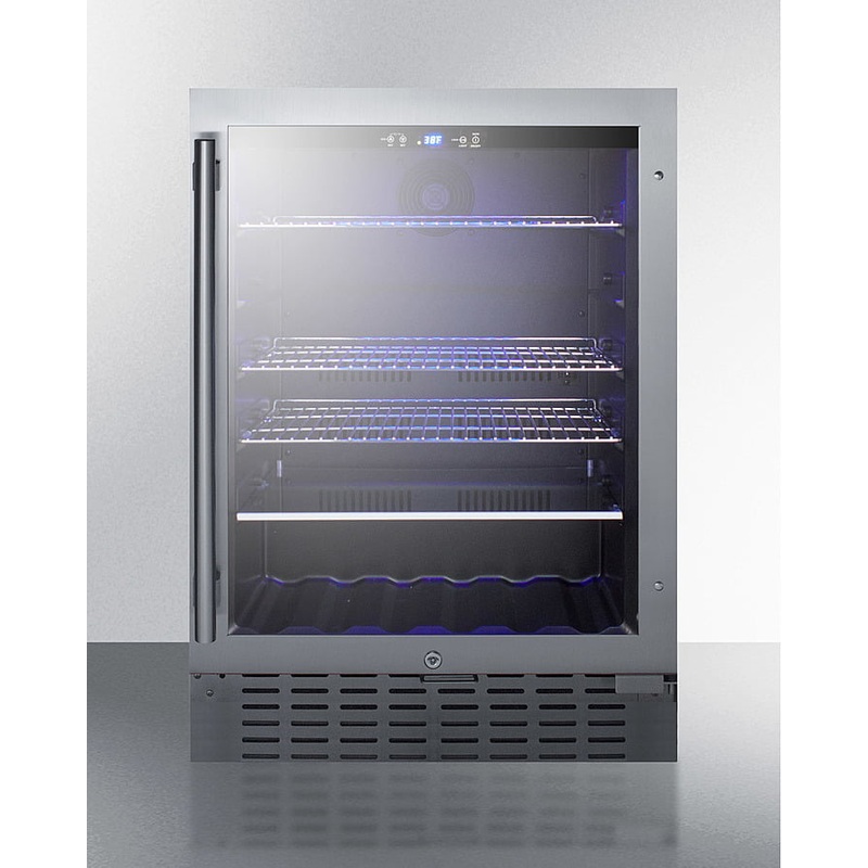 Summit SCR2466B 24" Wide Built-In Beverage Cooler