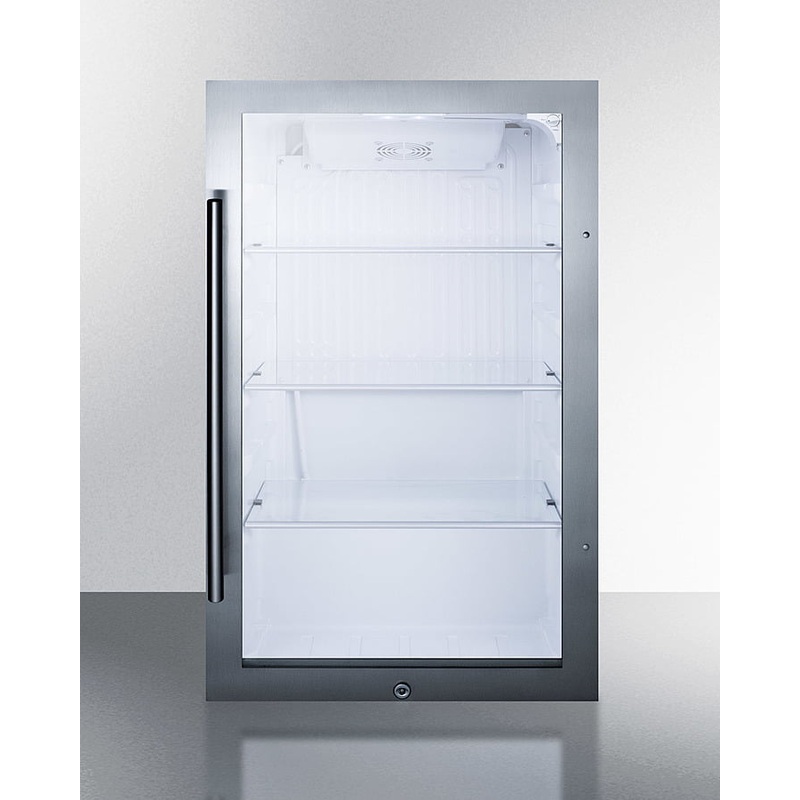 Summit SPR489OS Shallow Depth Indoor/Outdoor Beverage Cooler