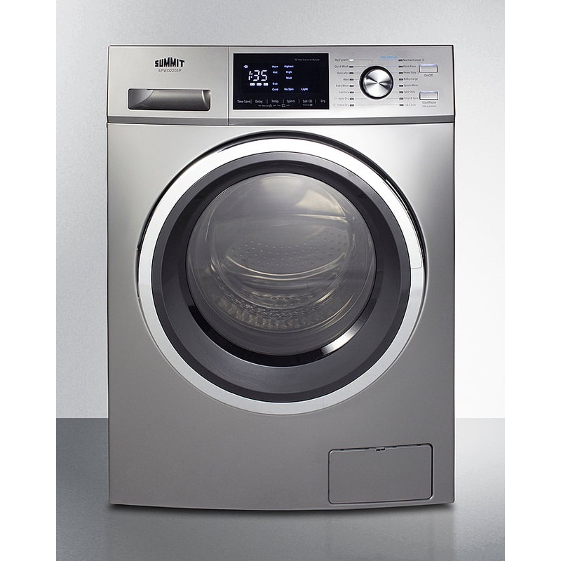Summit SPWD2203P 24" Wide 115V Electric Washer/Dryer Combo