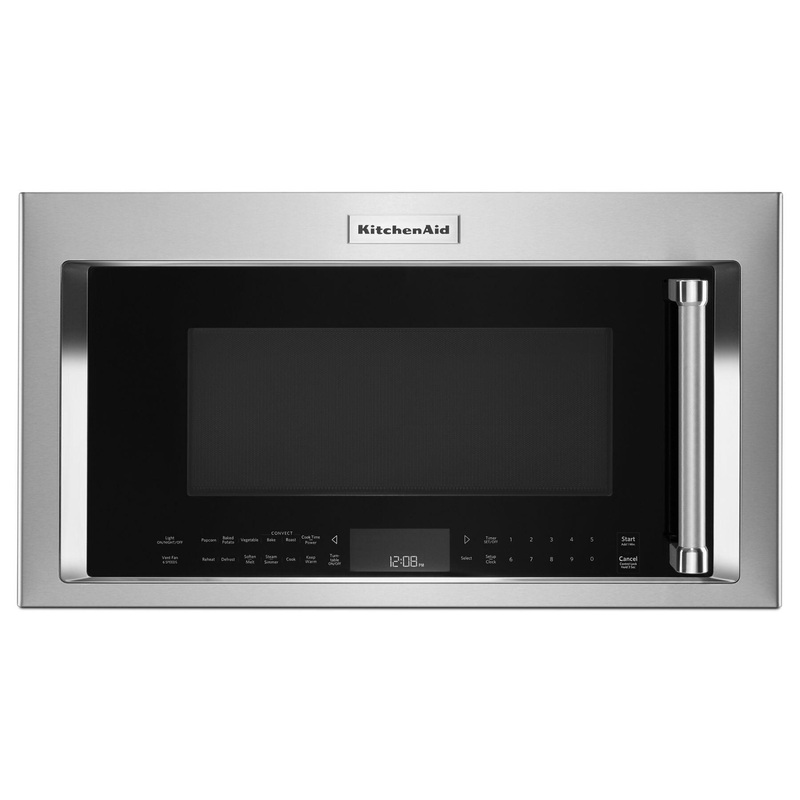 Kitchenaid KMHC319KPS 30" 1000-Watt Microwave Hood Combination With Convection Cooking - Printshield Stainless
