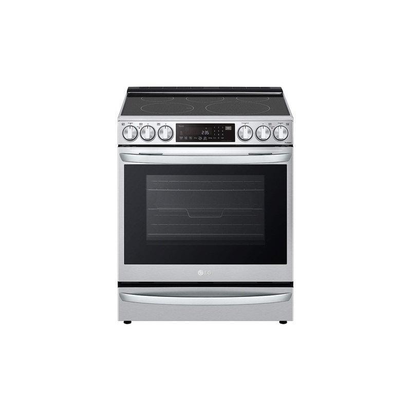 Lg LSEL6337F 6.3 Cu Ft. Smart Wi-Fi Enabled Probake Convection Instaview Electric Slide-In Range With Air Fry