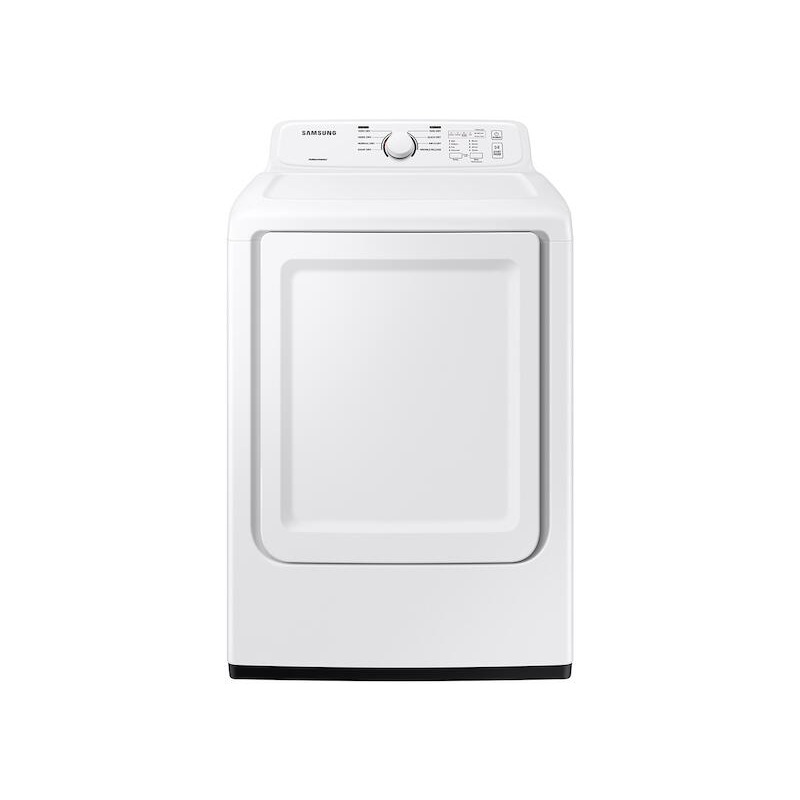 Samsung DVE41A3000W 7.2 Cu. Ft. Electric Dryer With Sensor Dry And 8 Drying Cycles In White