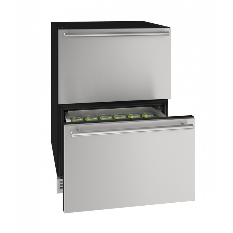 U-Line UHDR124SS61A Hdr124 24" Refrigerator Drawers With Stainless Solid Finish (115V/60 Hz Volts /60 Hz Hz)