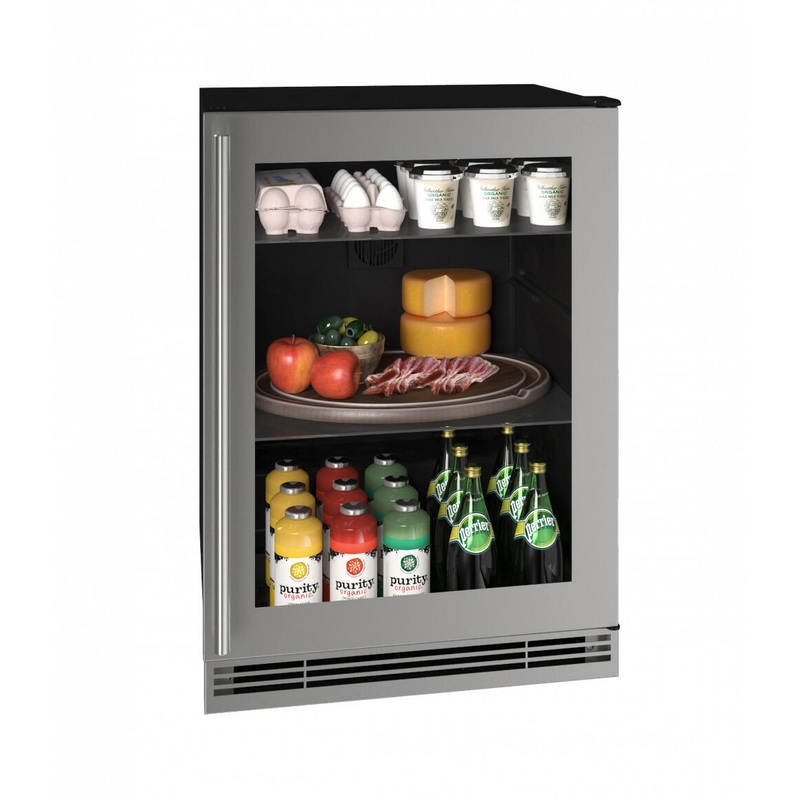 U-Line UHRE124SG01A Hre124 24" Refrigerator With Stainless Frame Finish (115V/60 Hz Volts /60 Hz Hz)