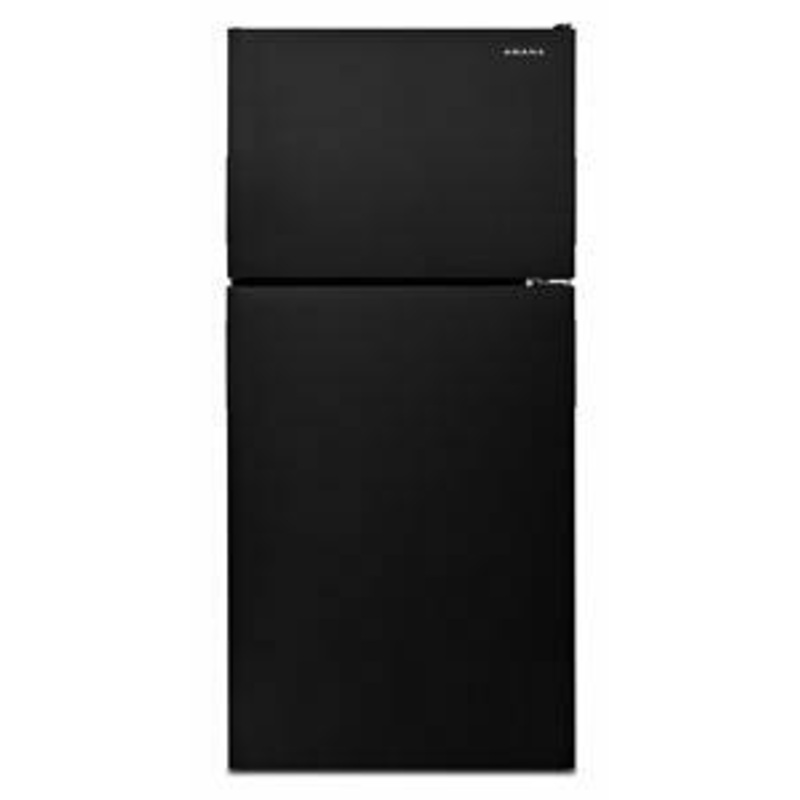 Amana ART308FFDB 30-Inch Wide Top-Freezer Refrigerator With Garden Fresh Crisper Bins - 18 Cu. Ft. - Black