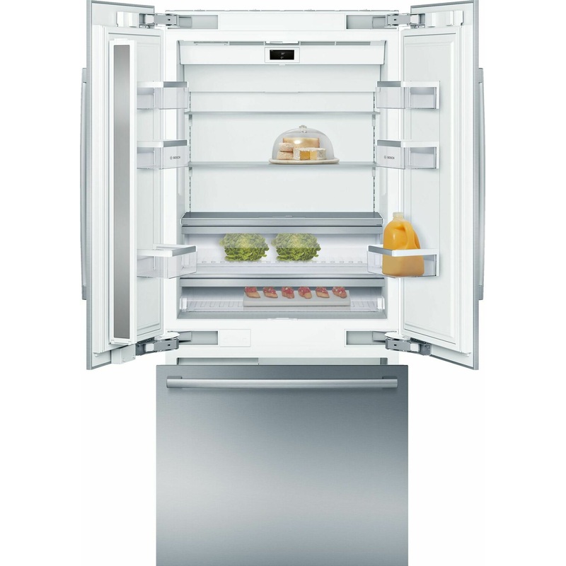 Bosch B36BT935NS Benchmark Built-In Bottom Freezer Refrigerator 36'' B36Bt935Ns