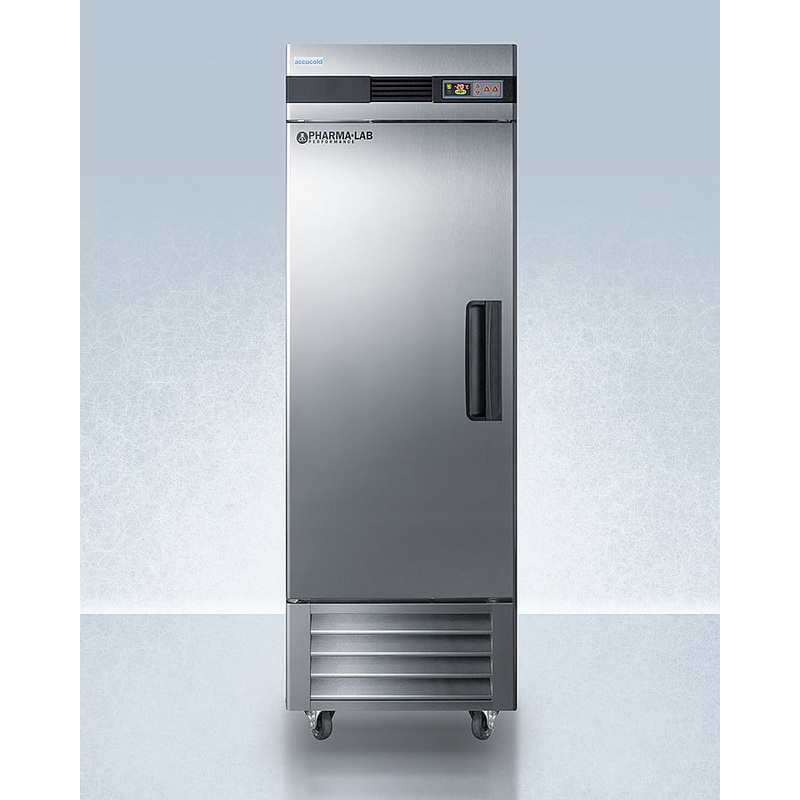 Summit AFS23MLLH Performance Series Pharma-Lab 23 Cu.Ft. All-Freezer In Stainless Steel With Left Hand Door Swing