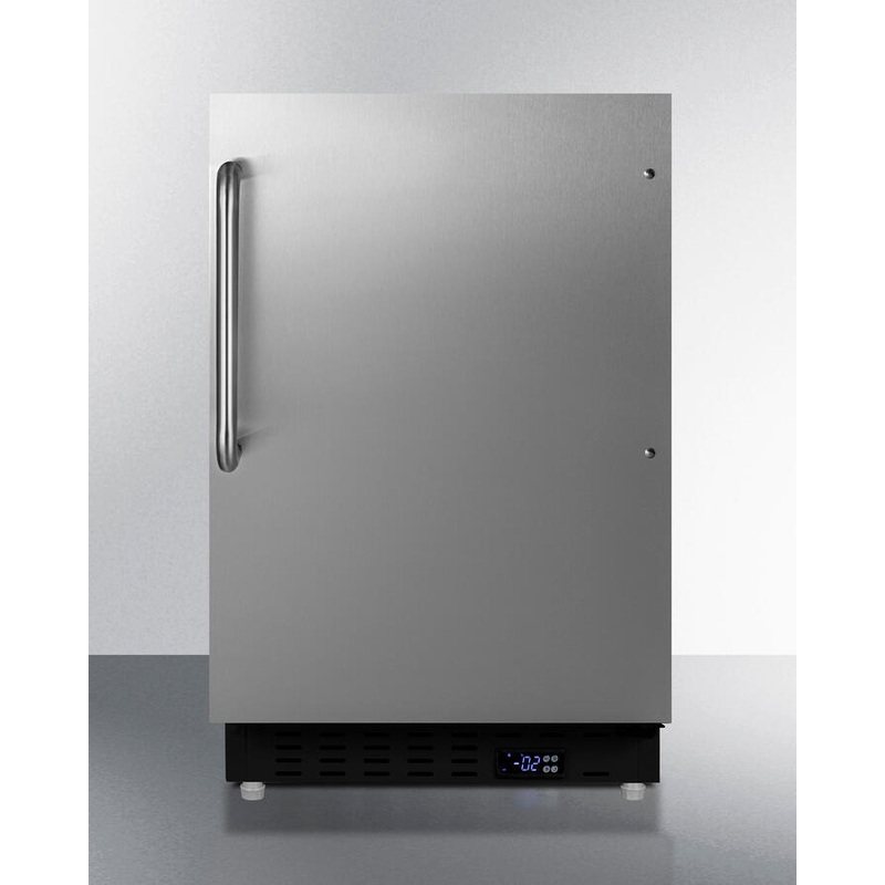 Summit ALFZ37BCSS 20" Wide Built-In All-Freezer, Ada Compliant