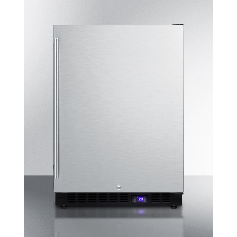 Summit SCFF53BCSSIM 24" Wide Built-In All-Freezer With Icemaker