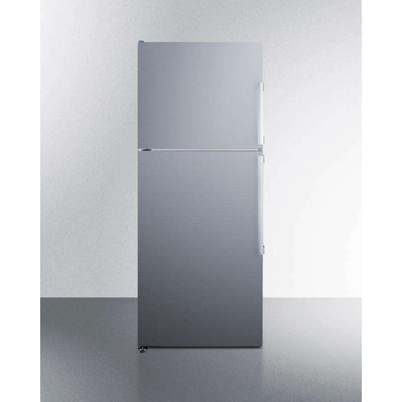 Summit FF1514SSIMLHD 28" Wide Top Mount Refrigerator-Freezer With Icemaker