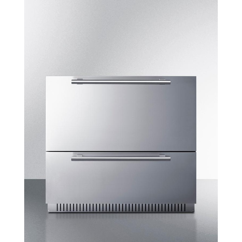Summit SPR36332D 36" Wide 2-Drawer All-Refrigerator