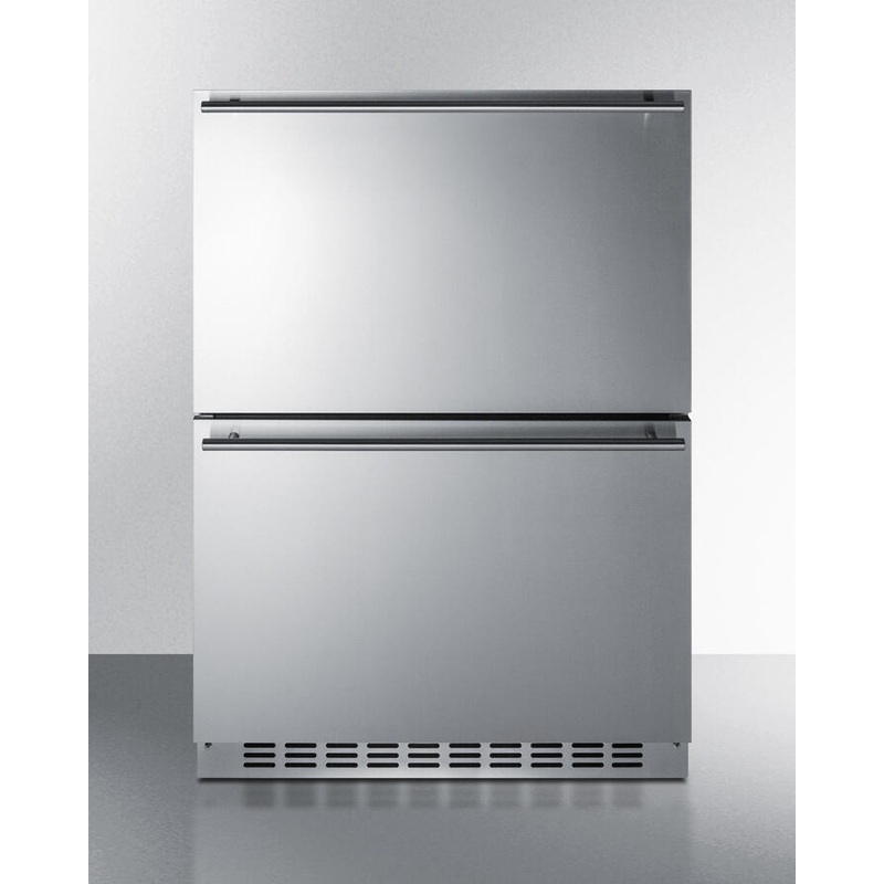 Summit SPRF34D 24" Wide 2-Drawer Refrigerator-Freezer