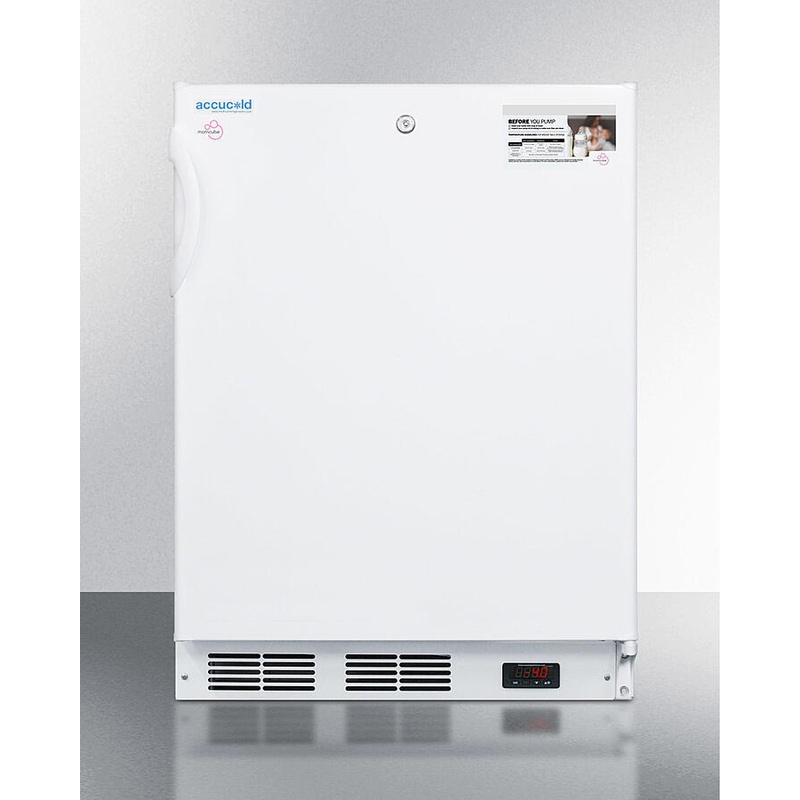 Summit VT65MLBIMCADA Ada Compliant Momcube All-Freezer For Storage Of Breast Milk, With Manual Defrost, Front Lock, And Reversible Door