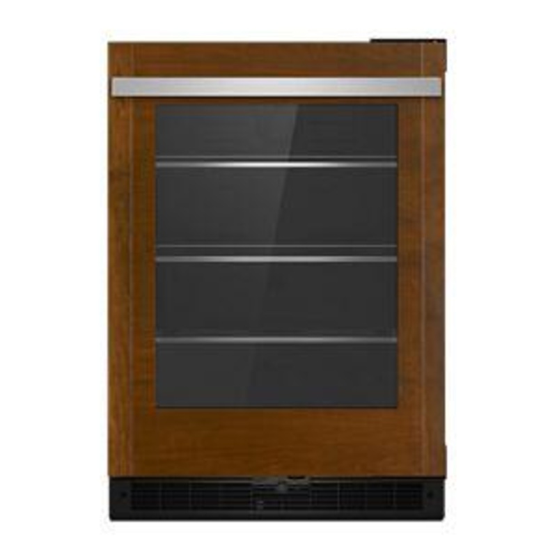 Jennair JUGFL242HX Panel-Ready 24" Under Counter Glass Door Refrigerator, Left Swing