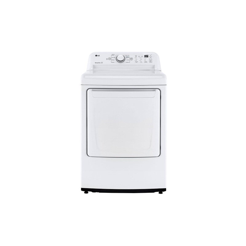 Lg DLE7000W 7.3 Cu. Ft. Ultra Large Capacity Top Load Electric Dryer With Sensor Dry Technology