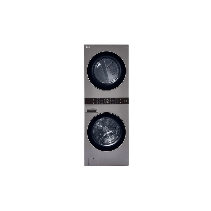 Lg WKE100HVA Single Unit Front Load Lg Washtower With Center Control 4.5 Cu. Ft. Washer And 7.4 Cu. Ft. Electric Dryer
