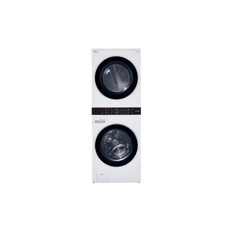 Lg WKE100HWA Single Unit Front Load Lg Washtower With Center Control 4.5 Cu. Ft. Washer And 7.4 Cu. Ft. Electric Dryer