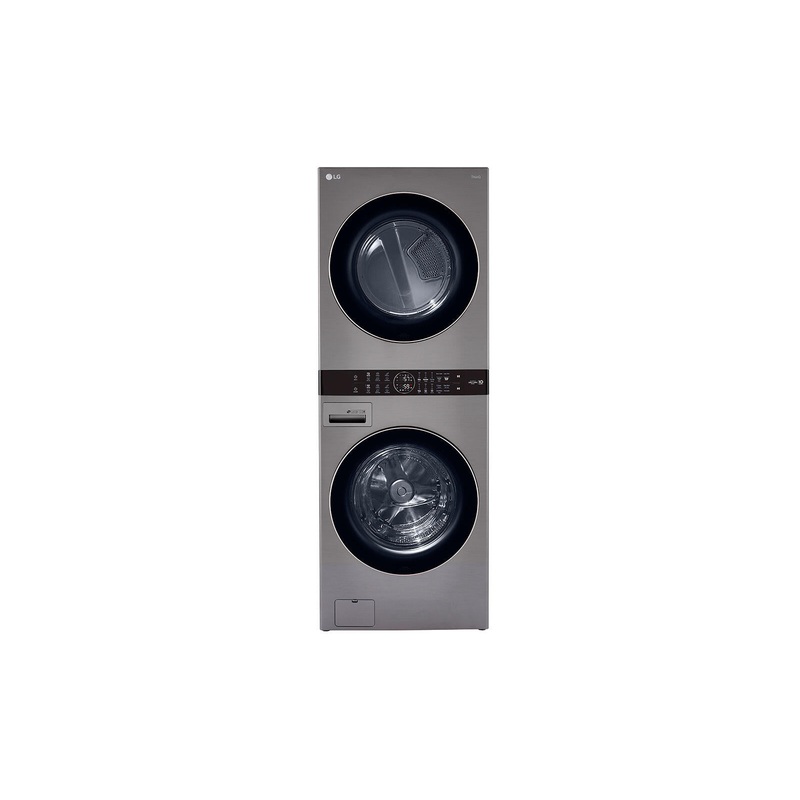 Lg WKG101HVA Single Unit Front Load Lg Washtower With Center Control 4.5 Cu. Ft. Washer And 7.4 Cu. Ft. Gas Dryer