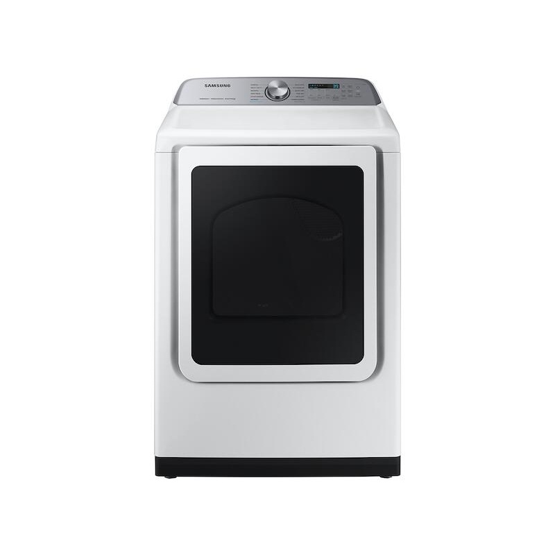 Samsung DVE52A5500W 7.4 Cu. Ft. Smart Electric Dryer With Steam Sanitize+ In White