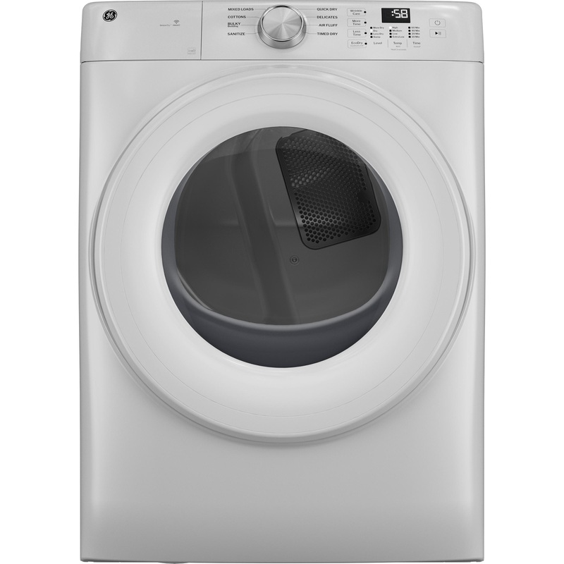 Ge Appliances GFD35ESSYWW Ge Energy Star 7.8 Cu. Ft. Capacity Smart Front Load Electric Dryer