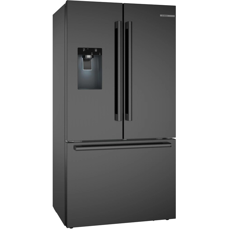 Bosch B36CD52SNB 500 Series French Door Bottom Mount Refrigerator 36" Black Stainless Steel, Total No Frost