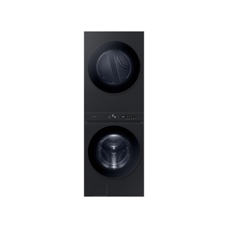 Samsung WH46DBH500GV Bespoke 4.6 Cu. Ft. Ai Laundry Hub Large Capacity Single Unit Washer With Flex Auto Dispense System And 7.6 Cu. Ft. Gas Dryer In Brushed Black