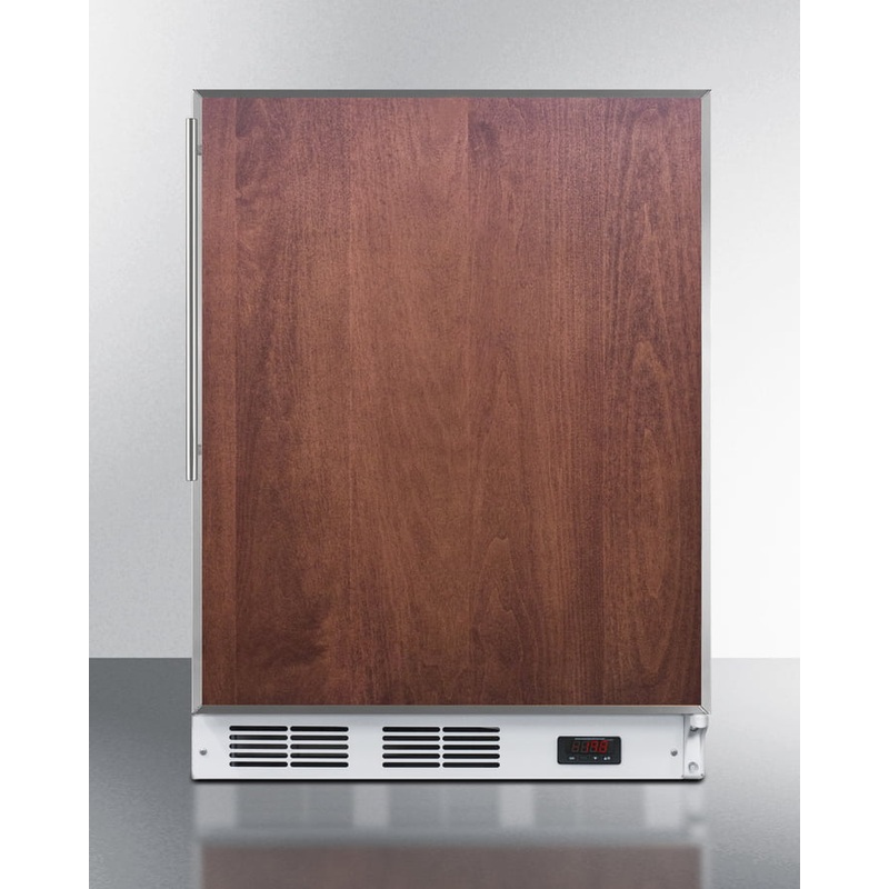 Summit VT65MBIFRADA Ada Compliant Built-In Medical All-Freezer Capable Of -25 C Operation; White Exterior With Stainless Steel Door Frame To Accept Custom Panels