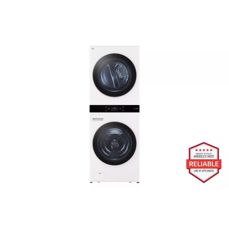 Lg SWWE50W4 Lg Studio Washtower Smart Front Load 5.0 Cu. Ft. Washer And 7.4 Cu. Ft. Electric Dryer With Center Control