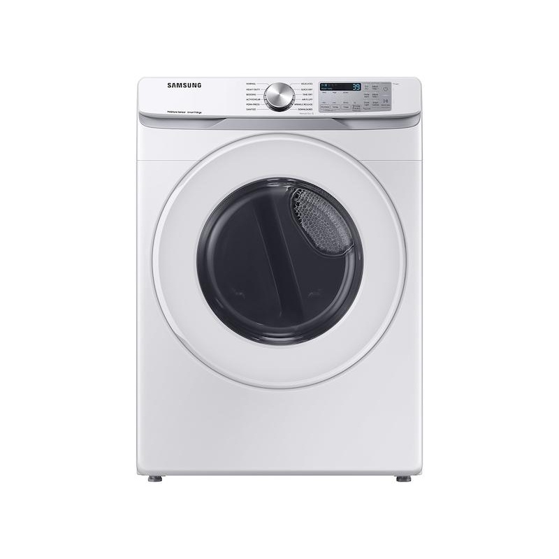Samsung DVE51CG8000W 7.5 Cu. Ft. Smart Electric Dryer With Sensor Dry In White