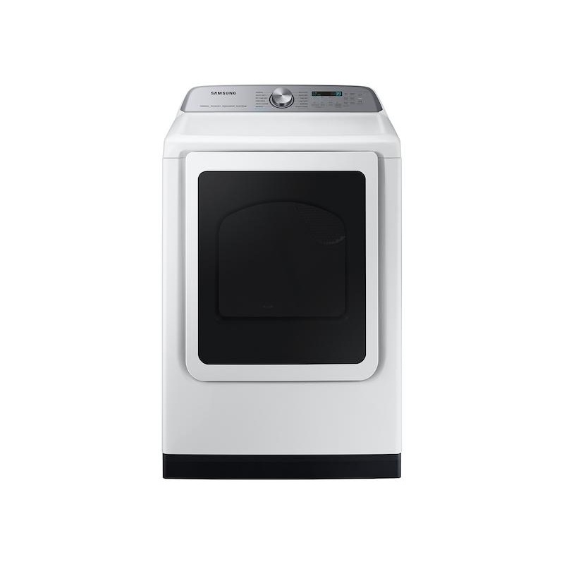 Samsung DVE54CG7150W 7.4 Cu. Ft. Smart Electric Dryer With Pet Care Dry And Steam Sanitize+ In White