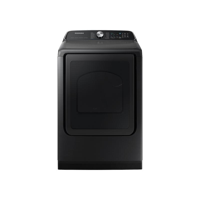 Samsung DVE55CG7100V 7.4 Cu. Ft. Smart Electric Dryer With Steam Sanitize+ In Brushed Black
