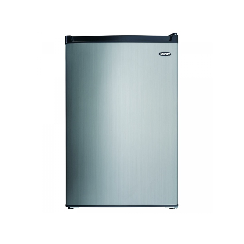 Danby DCR045B1BSLDB Danby 4.5 Cu. Ft. Compact Fridge With True Freezer In Stainless Steel