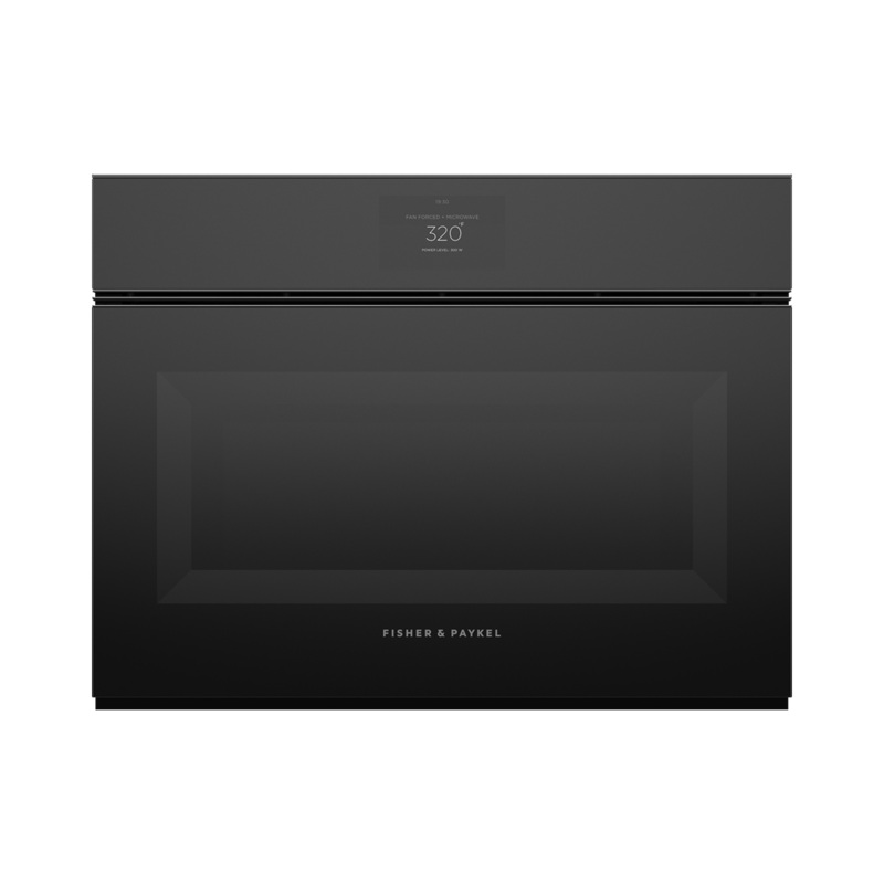 Fisher & Paykel OM24NMTNB1 Convection Speed Oven, 24", 22 Function