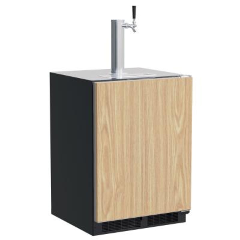 Marvel MLKR224ISA1A 24-In Built-In Dispenser With Single Beer & Beverage Tap With Door Style - Panel Ready, Dispenser Type - Single Beer