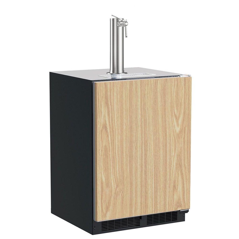 Marvel MLKR224ISC1A 24-In Built-In Dispenser With Single Wine & Beverage Tap With Door Style - Panel Ready, Dispenser Type - Single Wine