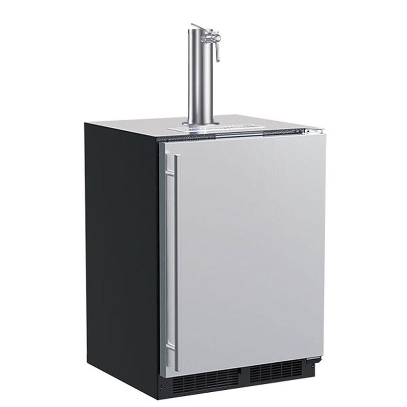 Marvel MLKR224SSC1A 24-In Built-In Dispenser With Single Wine & Beverage Tap With Door Style - Stainless Steel, Dispenser Type - Single Wine