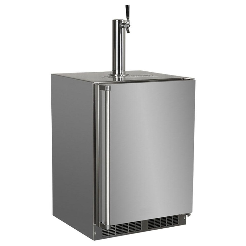 Marvel MOKR124SSA1A 24-In Outdoor Built-In Dispenser With Single Beer & Beverage Tap With Door Style - Stainless Steel, Dispenser Type - Single Beer